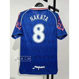 Retro เสื้อฟุตบอลย้อนยุค ทีมชาติ ญี่ปุ่u ลายไฟ Home ชุดเหย้า…