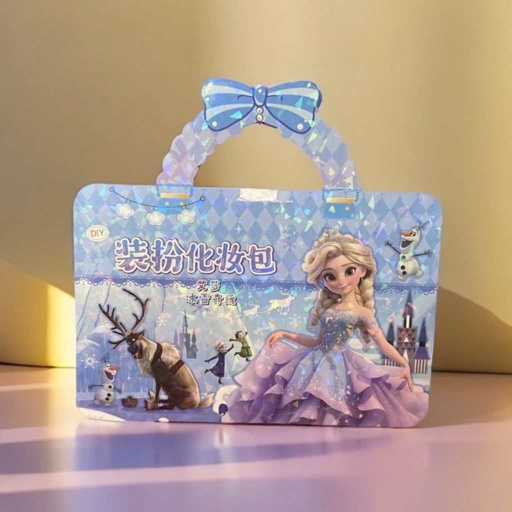 fhilips 化妆包创意手工粘贴玩具奇可洛米艾意儿童DIYDress up กระเป๋าแต่งหน้าสร้างสรรค์มือวางของเล่นที่ยอดเยี่ยม bazqg641.m