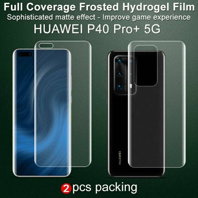 Hydrogel Matte Huawei P40/P40 Pro/P40 Pro+/P40 Lite Frosted Anti Glare ป้องกันหน้าจอคลุมทั้งหมด