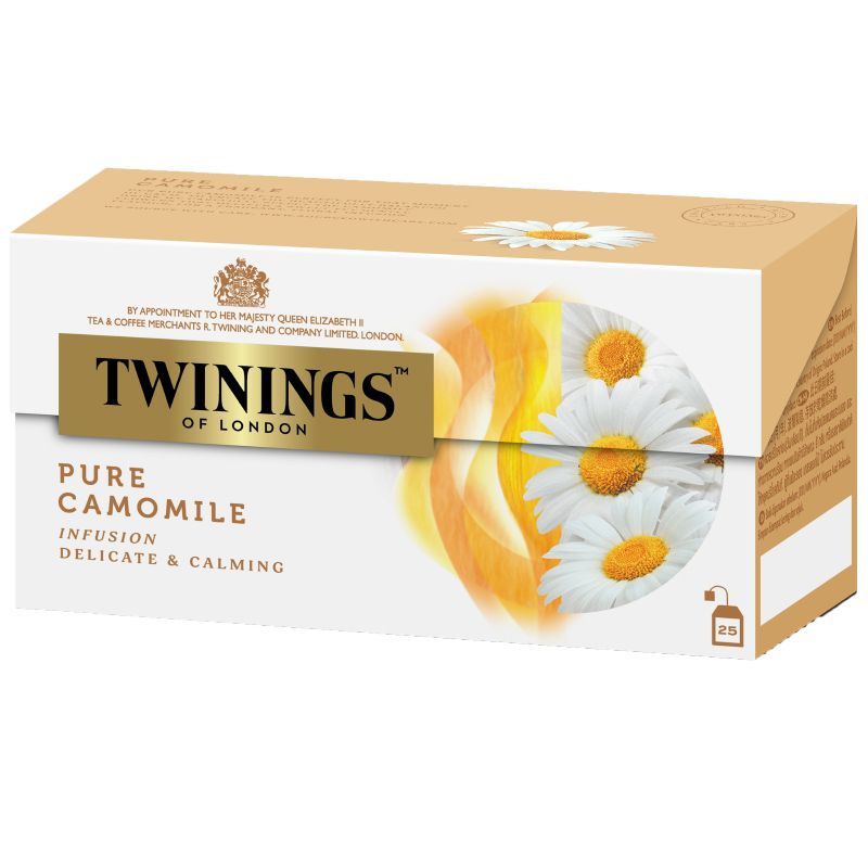 ทไวนิงส์ชาเพียวคาโมมายด์ 25กรัม Twinings Pure Camomile Tea 25g. [หมายเลขบาร์โค้ด 0070177118518 ]