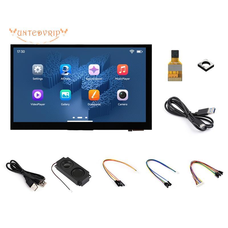[Quick U]-P4 WIFI6 7 นิ้วหน้าจอสัมผัสบอร์ด + OV5647 CAM 1024x600 พิกเซล -C6 BLE5.0 32MB PSRAM สําหรั