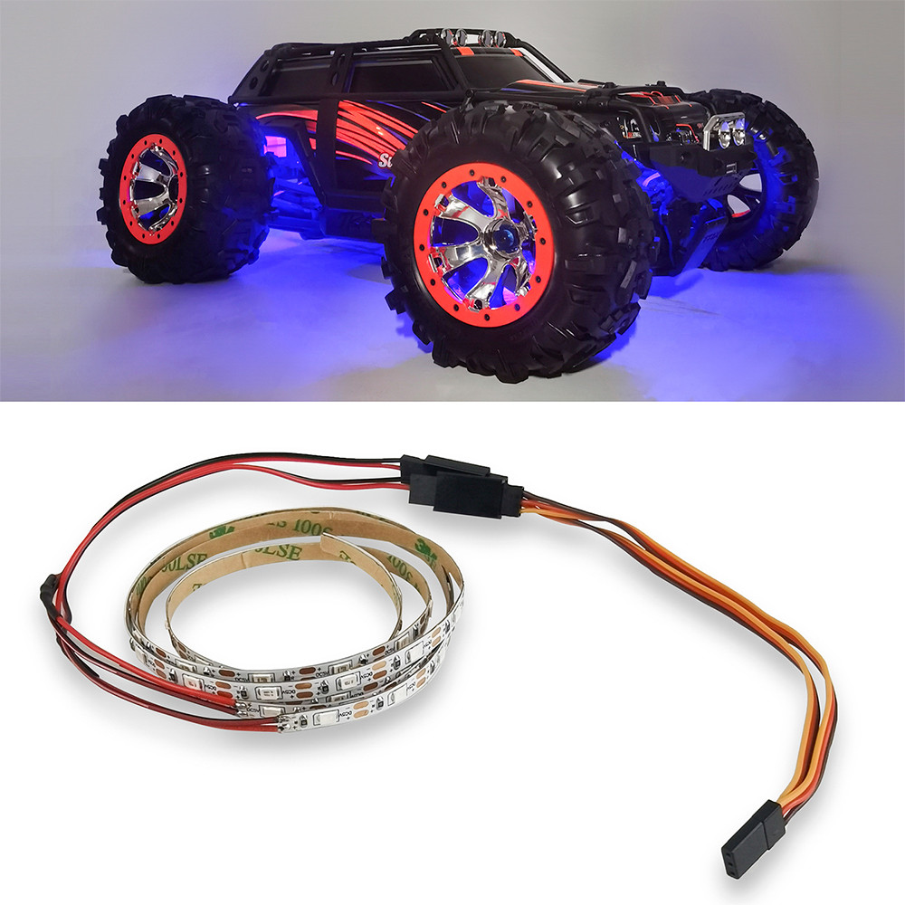 RC รุ่น LED แชสซีแถบแสงพร้อม Y Splitter Cable Fit เครื่องบินปีกคงที่ Flying Wing AR Wing Drone รถบรร