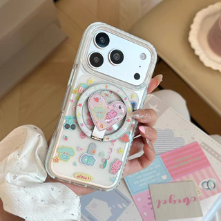 [Sheren] Childlike Color Bracket Phone Case เหมาะสําหรับ i17 16 15 14 13 12 11 pro max เคสไอโฟน