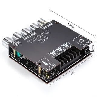 บลูทูธ 2 1 ช่องเครื่องขยายเสียงโมดูลซับวูฟเฟอร์ ZK MT21 BT 5 0 AUX DC 12 24V