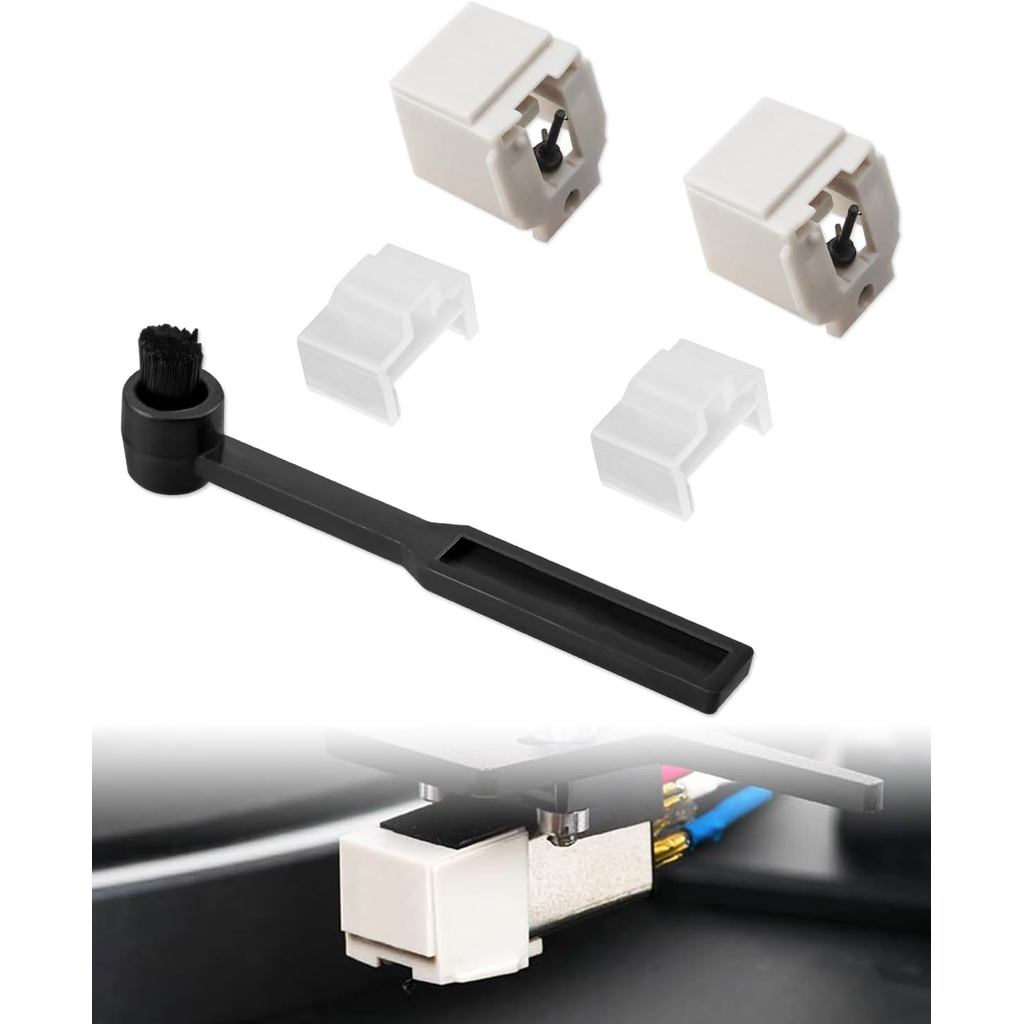 2 แพ็ค ATN3600L เปลี่ยน Stylus แปรงทําความสะอาด Fit สําหรับ Audio-Technica รุ่น AT-LP60X AT-LP60XBT 