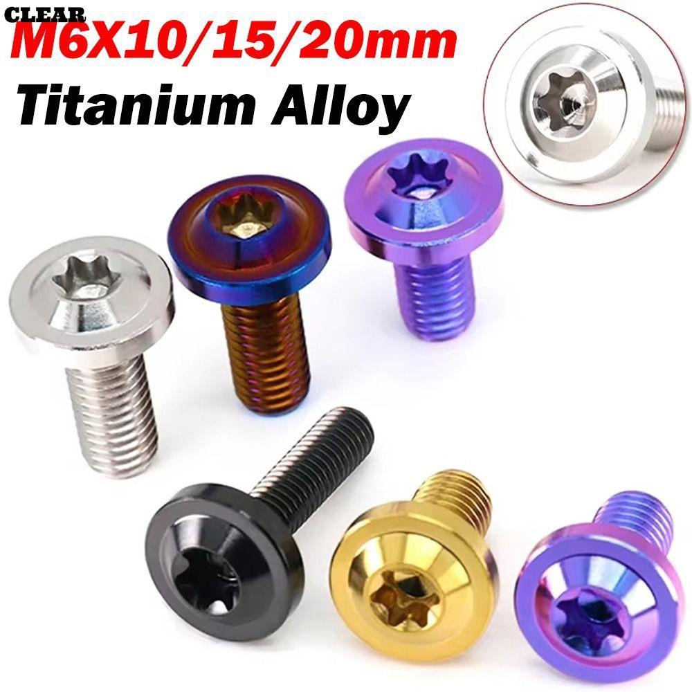 สกรูหัว Torx, M6x15 M6x20 สลักเกลียวไทเทเนียม, M6x10 พร้อมสกรูไทเทเนียมหัว Torx