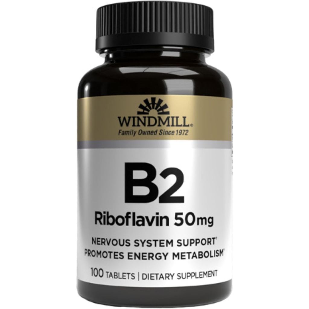 VIT B-2 TABS 50 MG WMILL 100