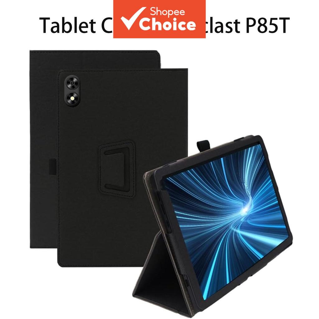 เคสแท็บเล็ตสําหรับ Teclast P85T ฟังก์ชันขาตั้งกันกระแทก (วัสดุหนัง PU)