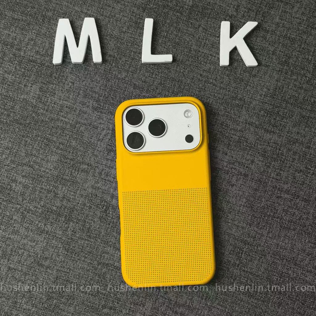 Quartz Sand Magnetic ที่ใช้งานได้ iPhone17PROMAX Rock Sand Dot Matrix เคสโทรศัพท์แม่เหล็ก Apple 16 M