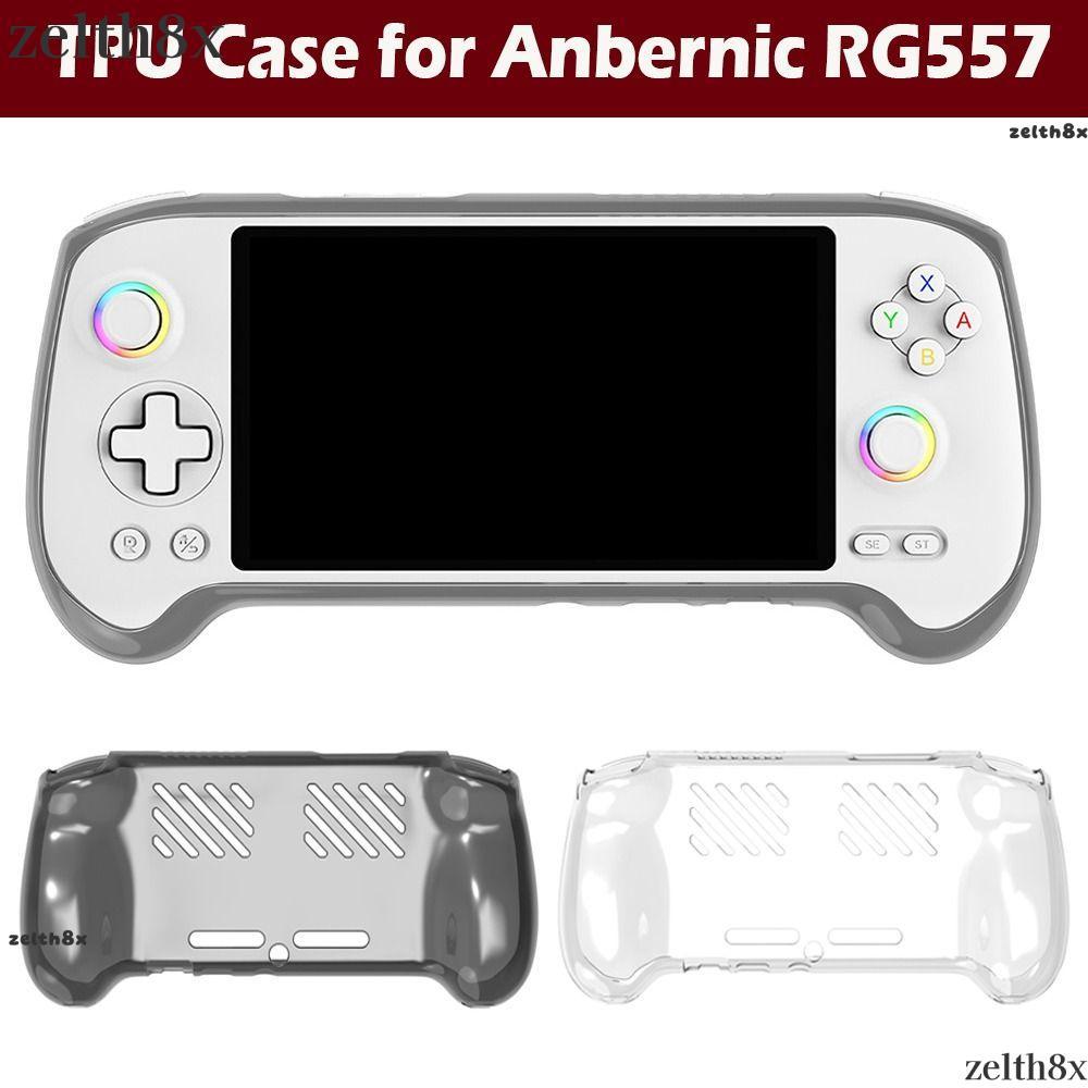 ZELTH คอนโซลเกมมือถือ, ฝาครอบป้องกันโปร่งใสกันกระแทก, TPU Soft Anti-scratch Host Shell สําหรับ Anber