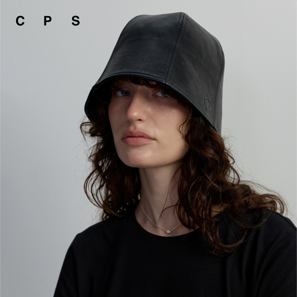 CPS หมวกหนังทรงทิวลิป ผู้หญิง PU TULIP HAT รุ่น C26WAWA008 (AW26#A1)