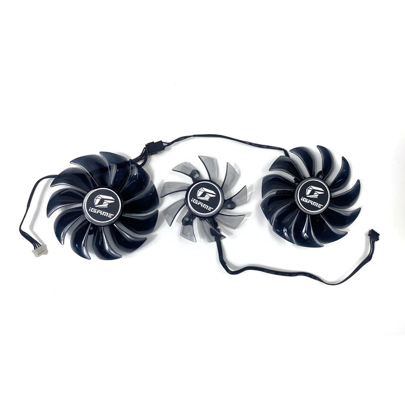 85 มม.75 มม.4PIN PVA080E12R iGame RTX2080 2070 2060 1660 พัดลม GPU ขั้นสูงสําหรับสีสัน RTX2080 TI 20