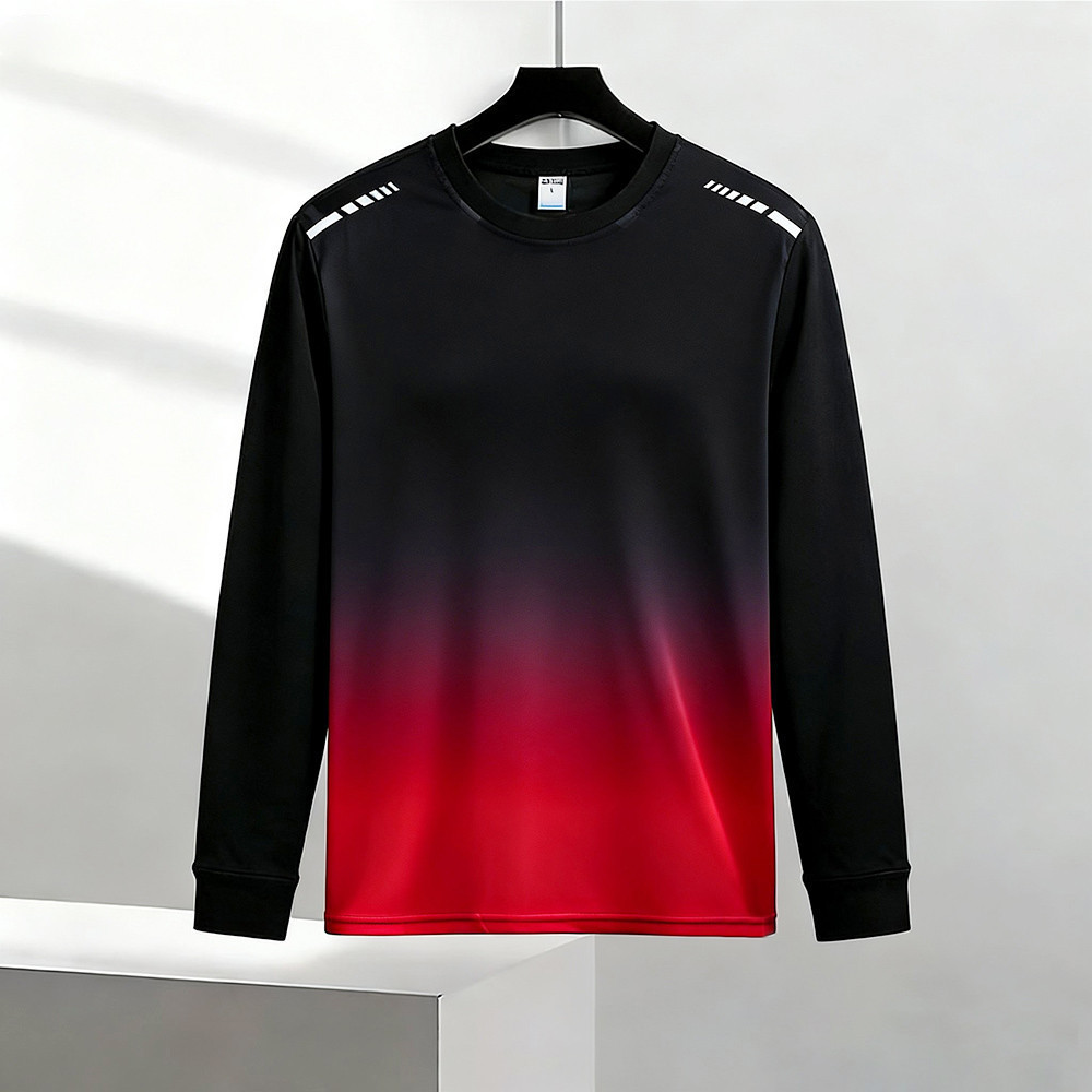 เสื้อแขนยาว คอกลม เสื้อยืดแขนยาว เสื้อพิมพ์ลาย ระบายอากาศดี ARX SPORT