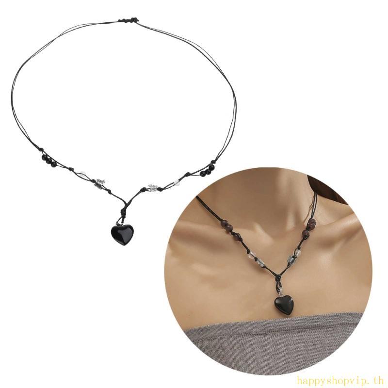 HSV โซ่เชือก Choker สําหรับผู้หญิงสาว Unisex สร้อยคออัญมณี-เครื่องประดับ