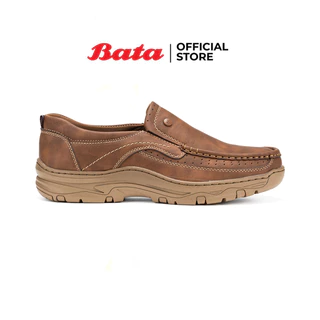 Bata บาจา รองเท้าคัทชู ลำลอง แบบสวม สำหรับผู้ชาย รุ่น SMFH2024-95 สีแทน รหัส 8313186