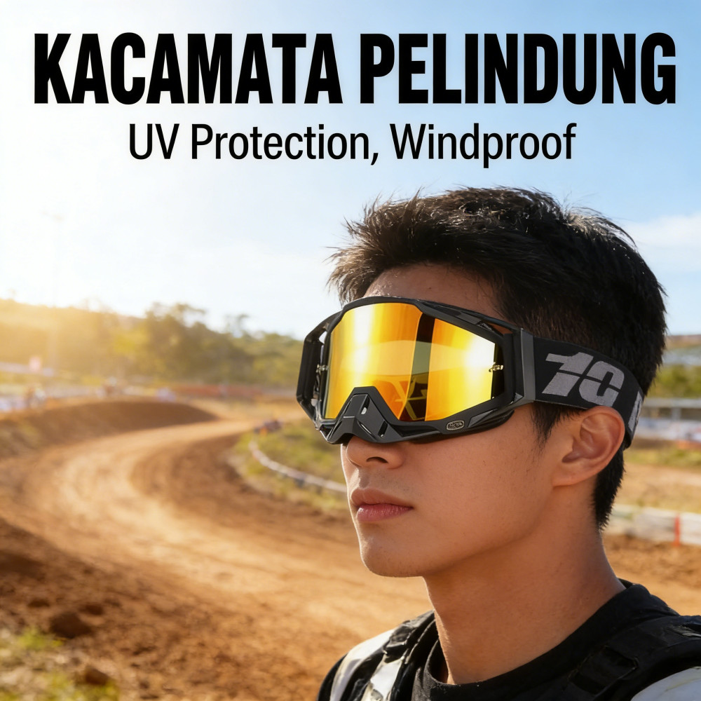 แว่นตาปั่นจักรยาน Motocross - Offroad Trail Glasses - Adventure Google - Motocross Google