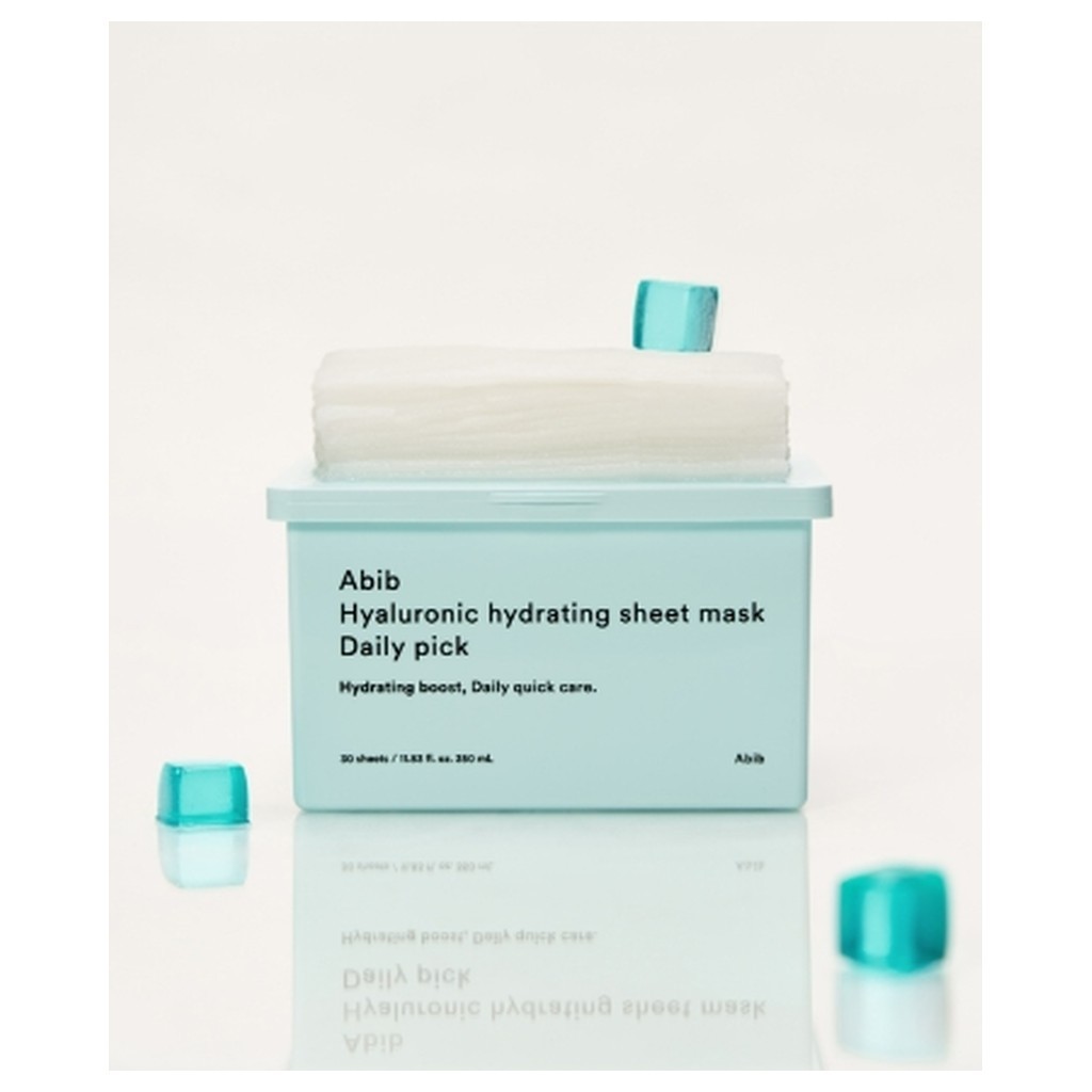 [abib] Hyaluronic Hydrating Sheet Mask, Daily Pick, 30 แผ่น, 350ml / Korean Sheet Mask / Intense Moi