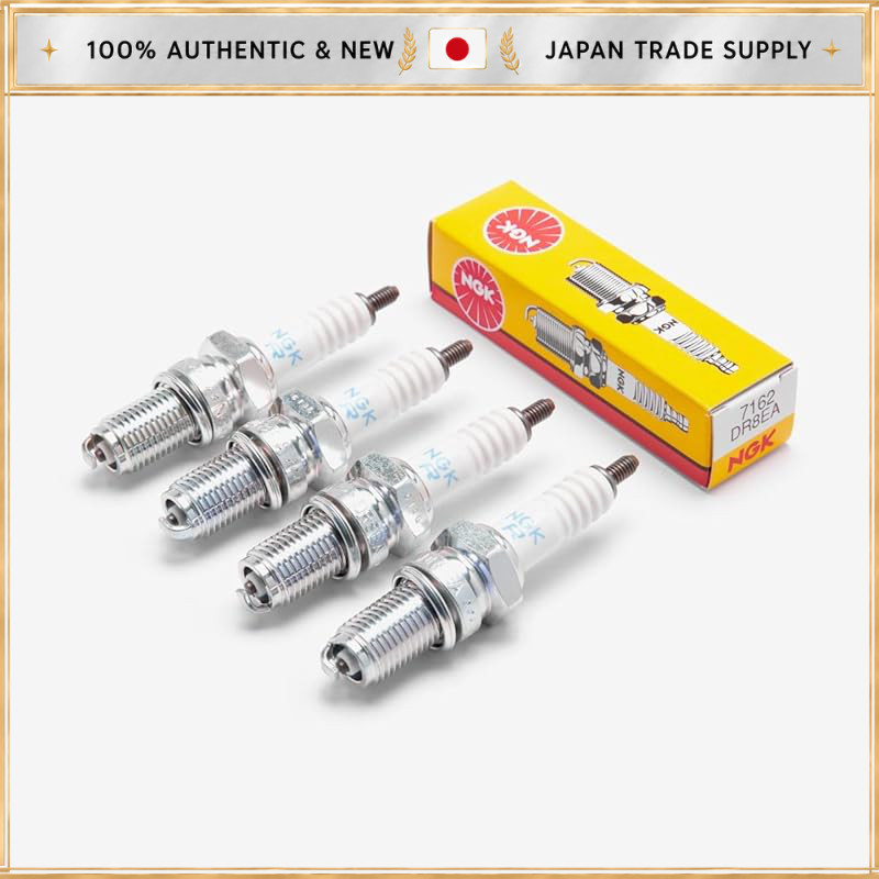 NGK DR8EA Spark Plug (7162) (NGK7162X4) (#71624) Set of 4 [06 ELEC]