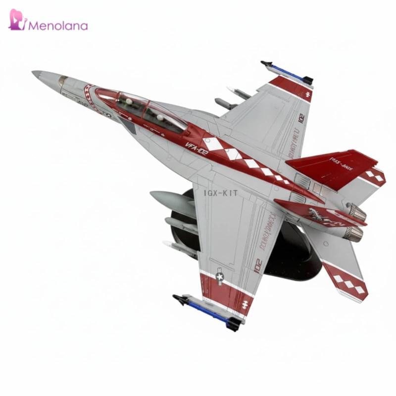 [Menolana] 1/100 Scale Fighter Jet Model ไม่ต้องประกอบ Die-Cast Fighter Jet Model จอแสดงผลละเอียดสํา