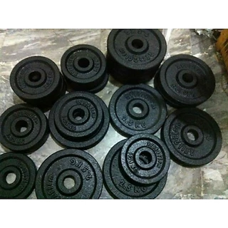 แผ่นน้ำหนัก ดัมเบล 5 Kg รู30mm