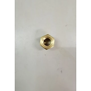 [1 ชิ้น] ลดเหลี่ยมทองเหลือง ข้อต่อลดเหลี่ยมขนาด 1/4" x 1/2"