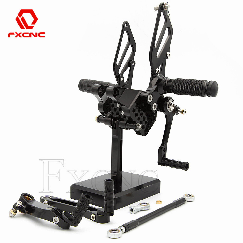 FXCNC Reversed Rearset Footpeg For Ducati 749 999 748 919 996 998 GP Shifter Adjustable Motorcycle F
