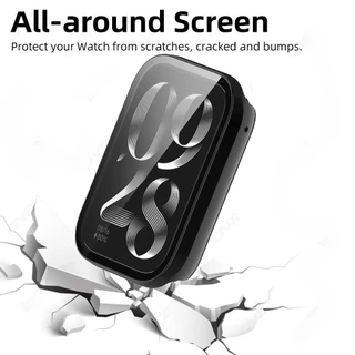 Hard PC สําหรับ Xiaomi Mi Band 10/9/8 Pro กรณีกระจกนิรภัยป้องกันหน้าจอสําหรับ Mi Band 9Pro 8Pro กันชน