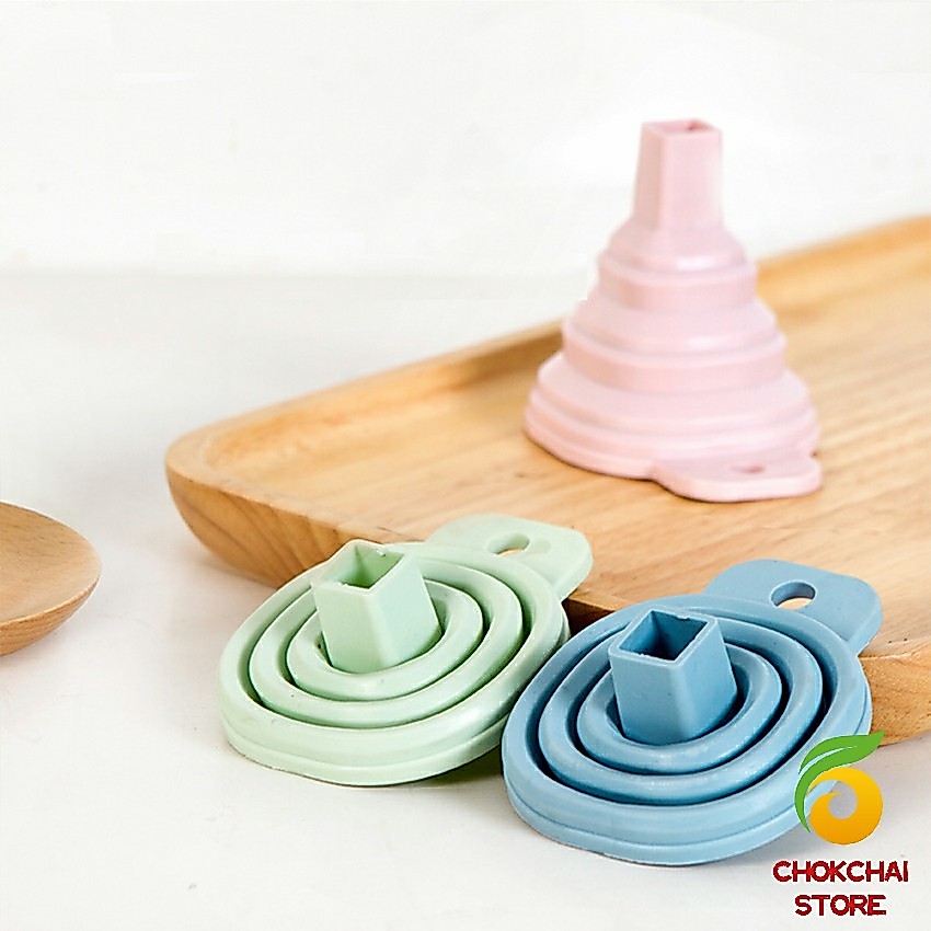 Chok กรวยซิลิโคน พับเก็บประหยัดพื้นที่ พกพาสะดวก Silicone รูปที่ 7