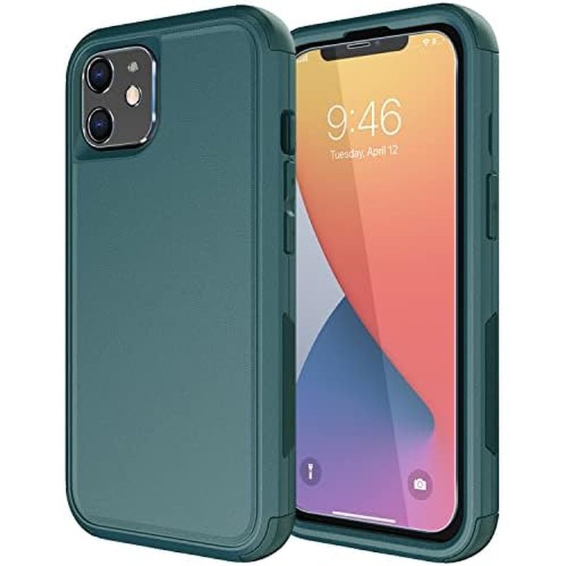 Diverbox for iPhone 11 Case [กันกระแทก] [Dropproof] [กระจกนิรภัยกันรอยหน้าจอ],Heavy Duty Protection 