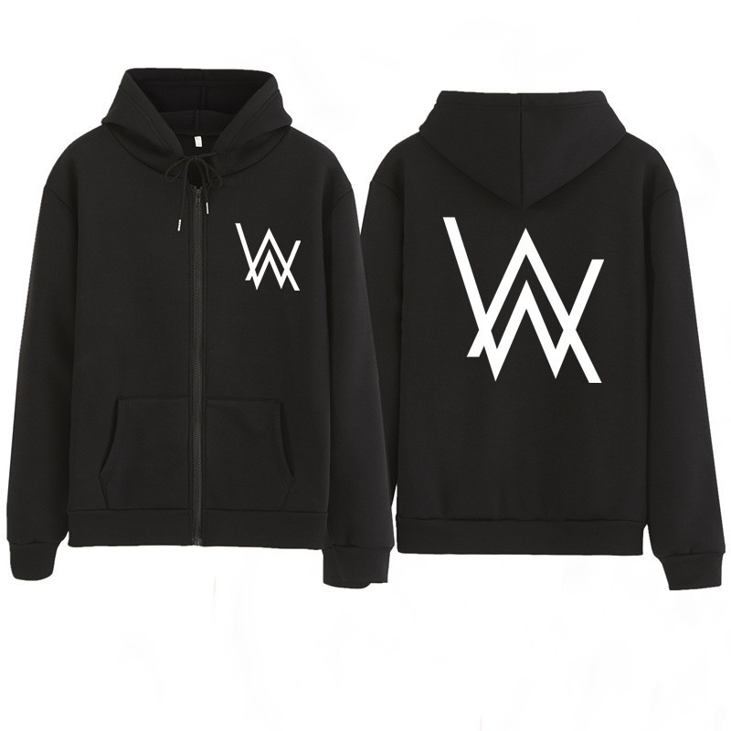 Allen Walker Sweatshirt ผู้ชาย Hooded ฤดูใบไม้ผลิสไตล์บาง Alan Walker สไตล์เดียวกัน Faded Student Al