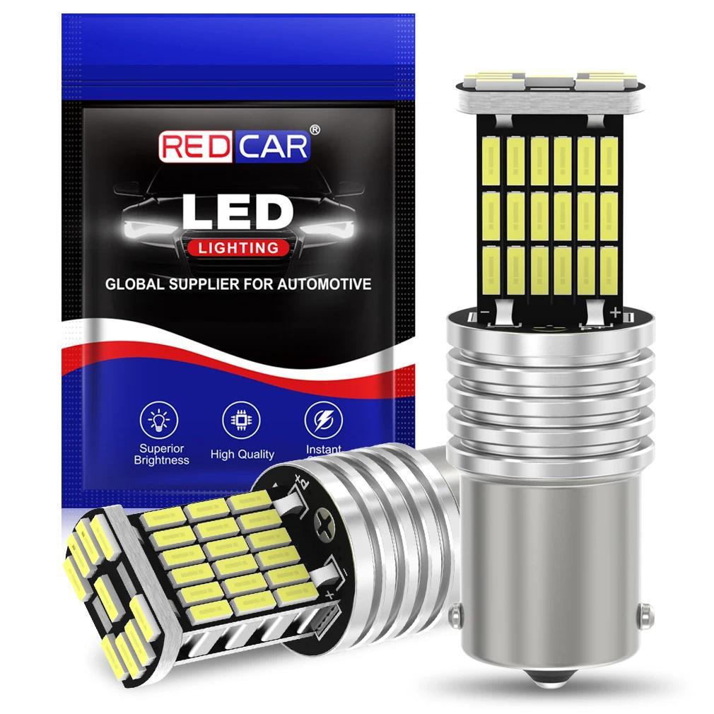 e2PCS P21W หลอดไฟ LED BA15S 1156 BAY15D 1157 P21/5W ไฟสัญญาณ LED CANbus BAU15S PY21W T20 7440 7443 W
