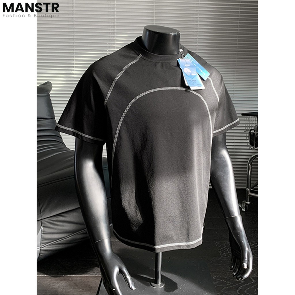 เสื้อยืดคอกลมผู้ชาย เสื้อแขนสั้นออกกำลังกาย ผ้าบางเบาแห้งไว ระบายอากาศได้ดี เสื้อยืดชายใส่ลำลอง สไตล์เกาหลี ราคาถูก คุ้มค่า พร้อมส่ง