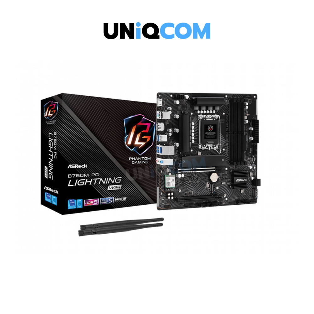 ASROCK MAINBOARD (เมนบอร์ด) (1700) B760M PG LIGHTNING WIFI DDR5
