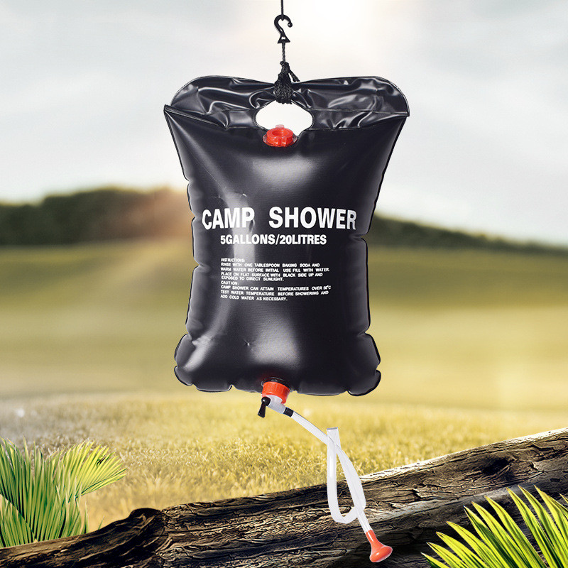 Camping water bag outdoor shower bag Camping water storage bag pvc Portable Solar Shower Bag20