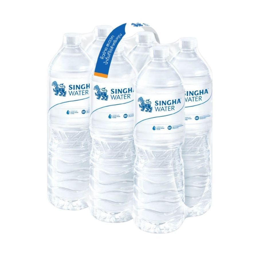 สิงห์ น้ำดื่ม Singha Drinking Water 1.5ltr. Pack6