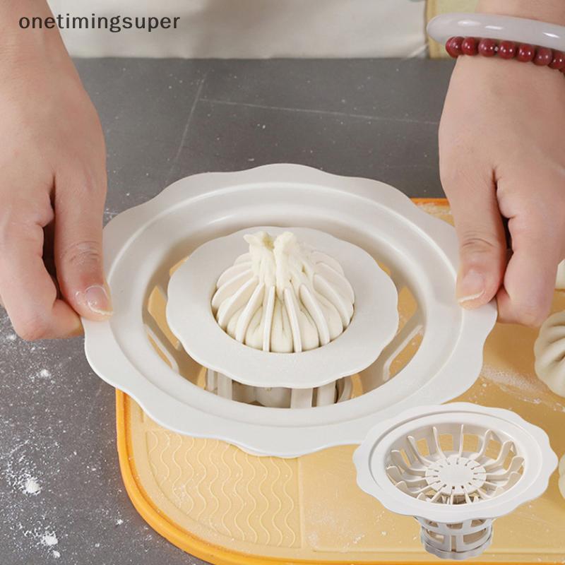 Onetimingsuper ดอกไม้รูป Baozi Dumpling แม่พิมพ์ DIY นึ่ง Siu Mai Maker เครื่องมือห้องครัว OTP