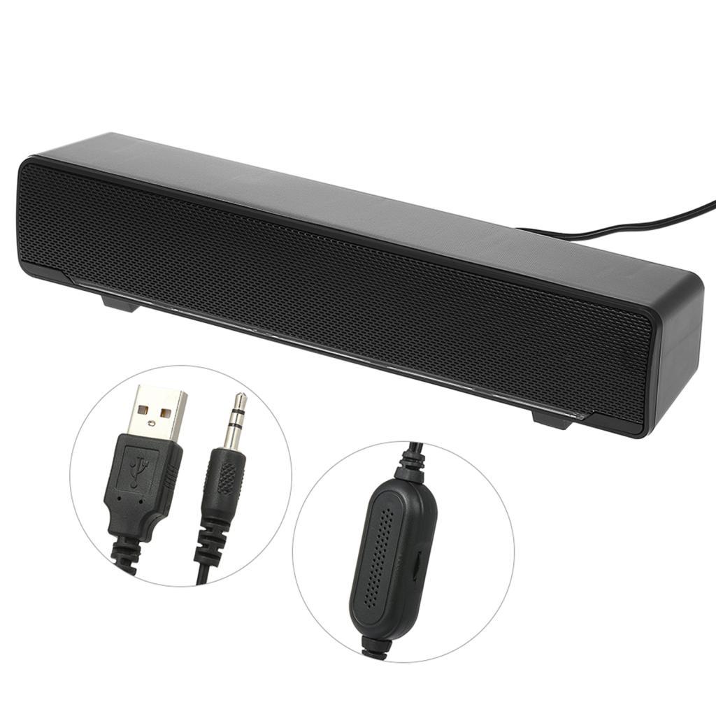 SADA V-196 USB คอมพิวเตอร์แบบมีสายลำโพงบาร์สเตอริโอซับวูฟเฟอร์เครื่องเล่นเพลงทรงพลังเบสเซอร์ราวด์กล่