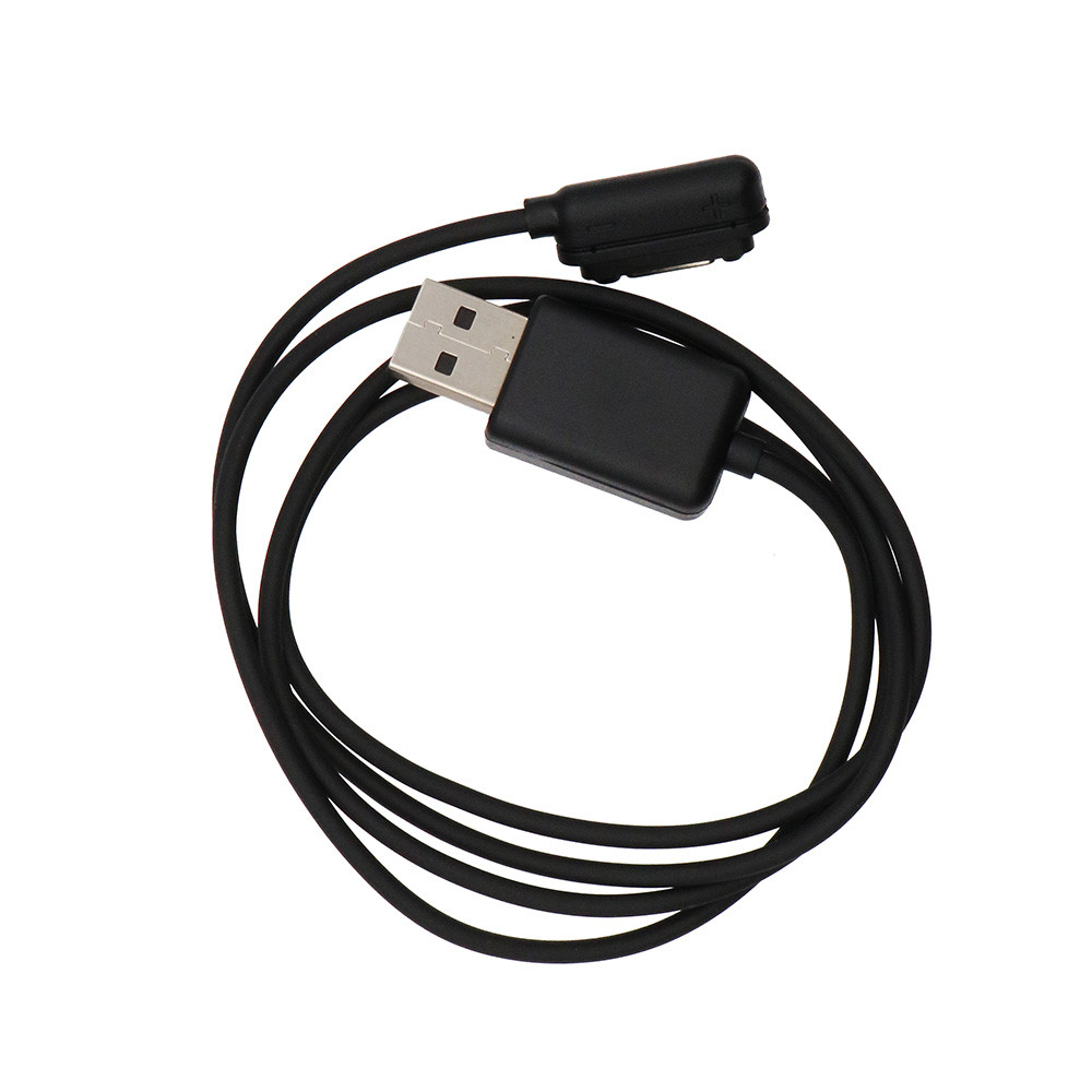 สายชาร์จ USB แม่เหล็กสายชาร์จสําหรับ Sony Xperia Z1 Z2 Z3 XL39H L55U 55TW - 1 เมตร/สีดํา