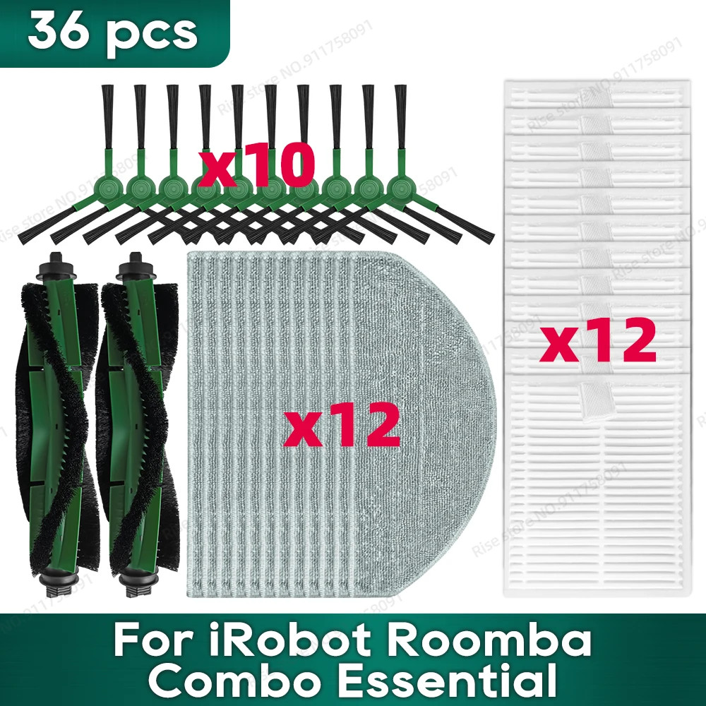 อุปกรณ์เสริมสําหรับ iRobot Roomba Combo Essential, Roomba Vac Essential, Roomba 105/105X Combo และ 1