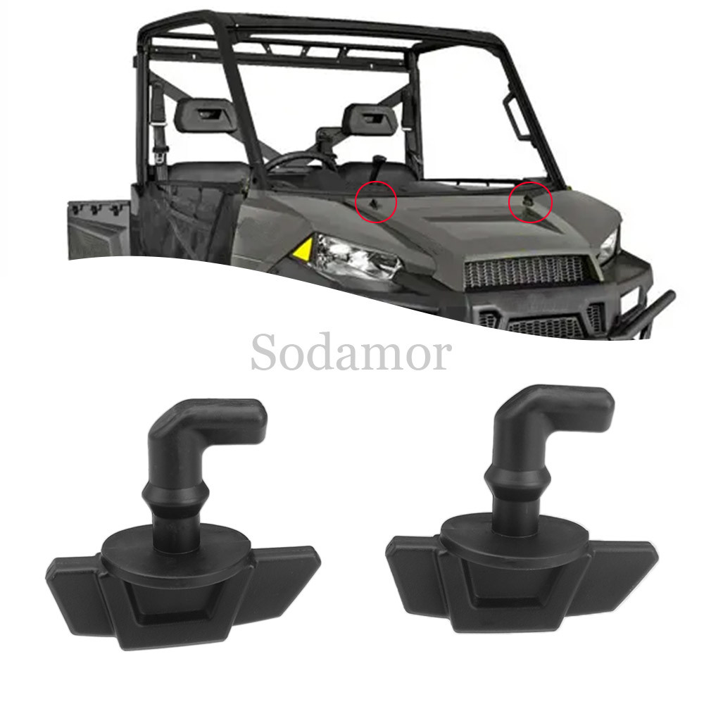 รถจักรยานยนต์ UTV ATV ยาง Grommet -Hood- Latch สําหรับ Polaris ACE 325 2016,Sportsman 850 2017-2024,