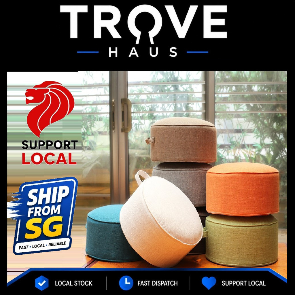 สตูล Ottoman Round Seat Cushion Tatami Floor Stool Ottoman (otto)