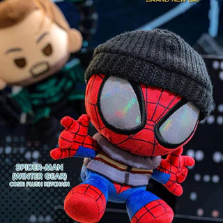 ของแท้ Hot Toys Cosbi Marvel Spider-Man Brand New Day ตุ๊กตาขนปุยกล่องสุ่ม พวงกุญแจ ของขวัญ -203