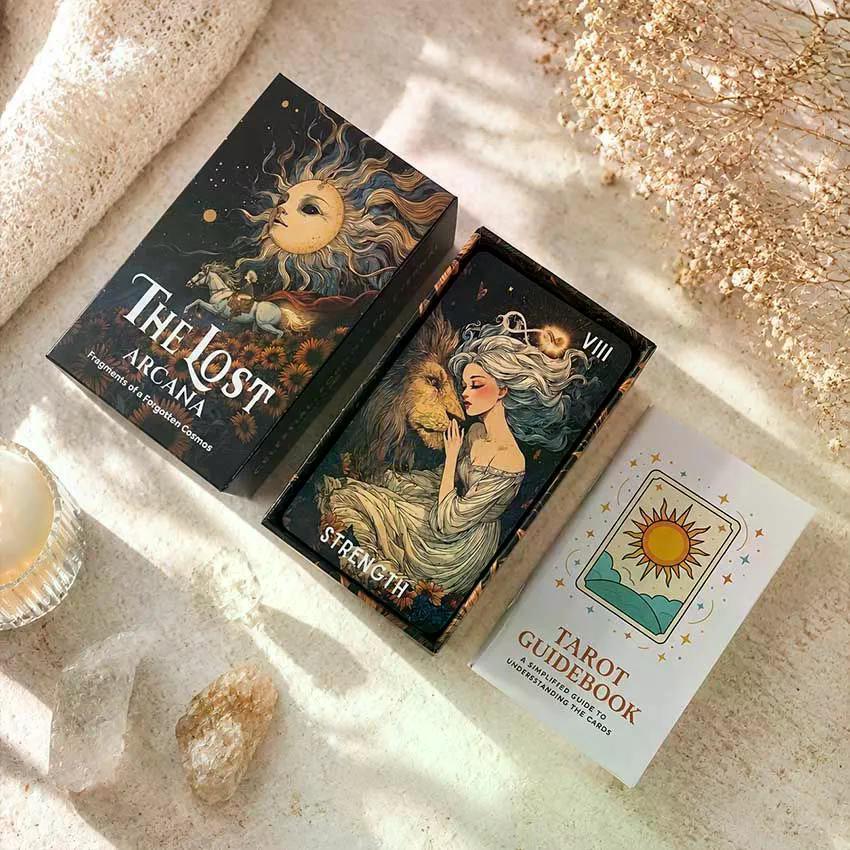 2026 สินค้าใหม่ 12X7 ซม.Lost Arcana Tarot ไพ่ทาโรต์คลาสสิกแครอทภาษาอังกฤษ Heaven และ Earth Cover เกม