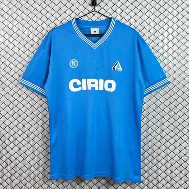 Napoli Jersey Retro 1984 1985 เสื้อฟุตบอลวินเทจ แฟน ๆ ฉบับที่