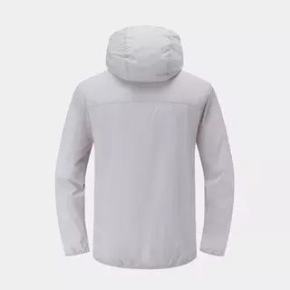 Decathlon Men Anti UV Helium 100 Jkt เสื้อแจ็คเก็ตป้องกันรังสียูวีดีไซน์ไร้ตะเข็บสำหรับผู้ชาย รุ่น Helium 100 - Grey