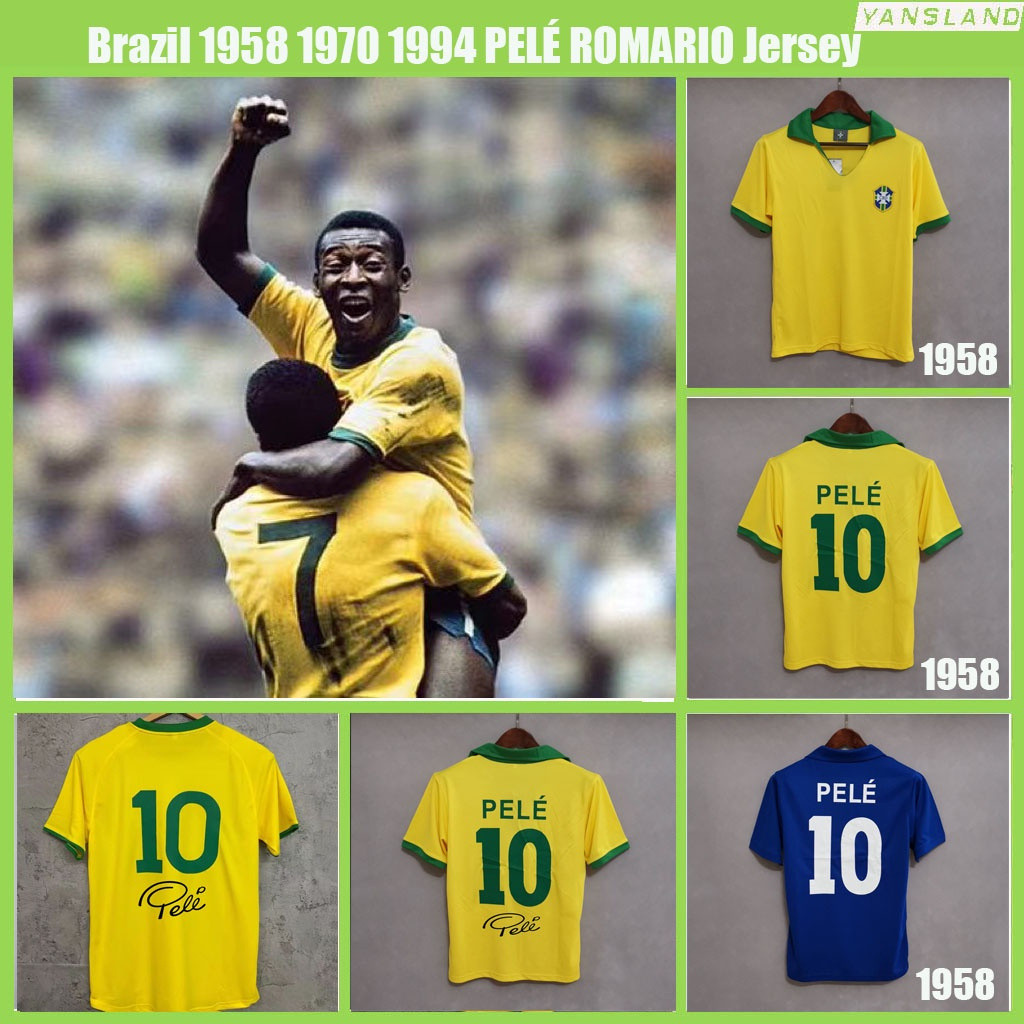 1960 Brazil 1970 Bailey Jersey/1994/1998/2002 Retro Classic