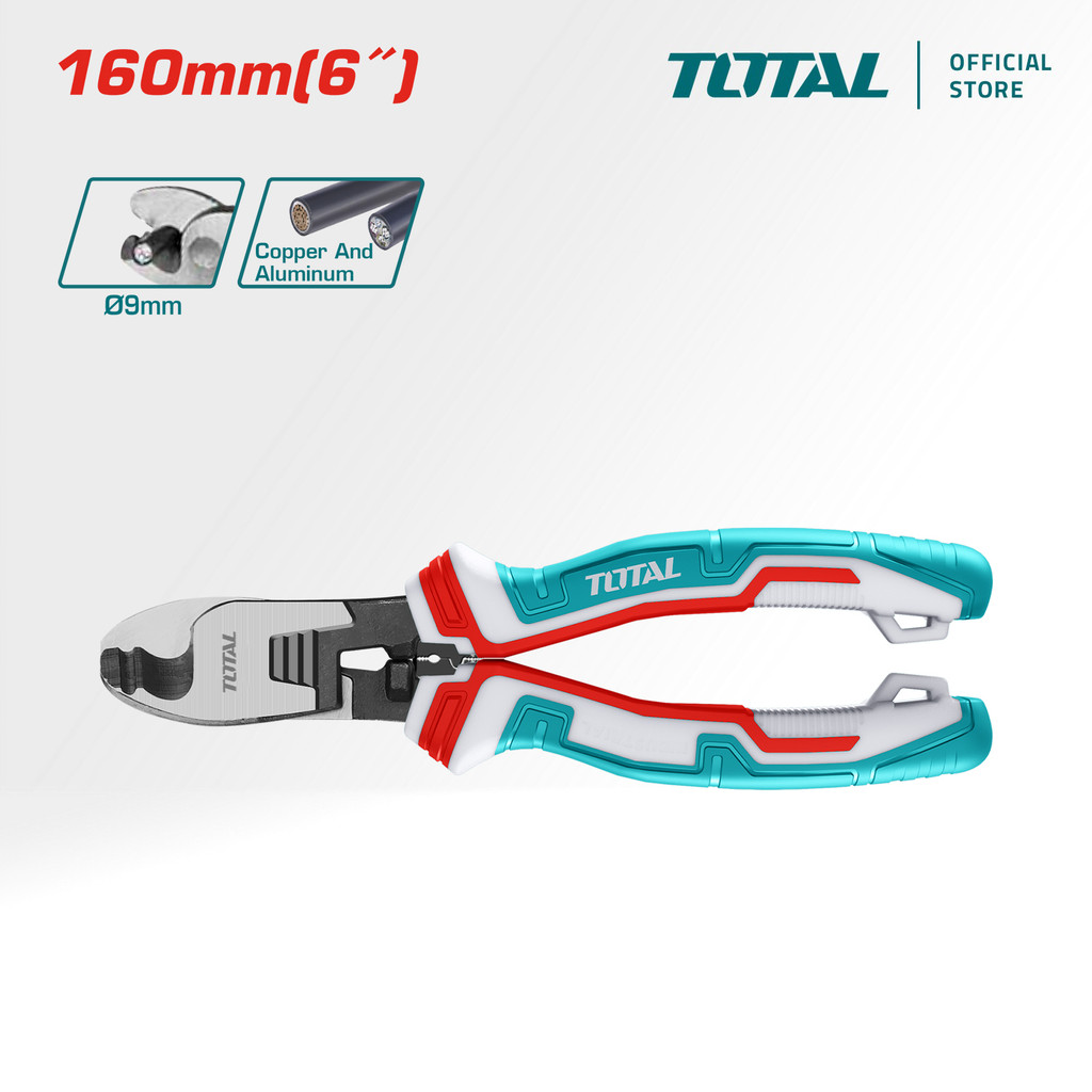 TOTAL Tools เครื่องตัดสายเคเบิล (6" / 8" / Cr-V) THT11561 / THT11581