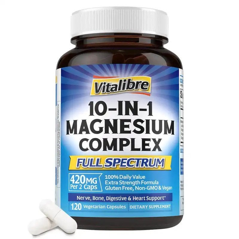 VitalibreComplex,10in1-Glycinate,Malate,TaurateandMore,420mg,100%DV,Extra,Nerve,,,,,,,,,,เสริมสร้าง&
