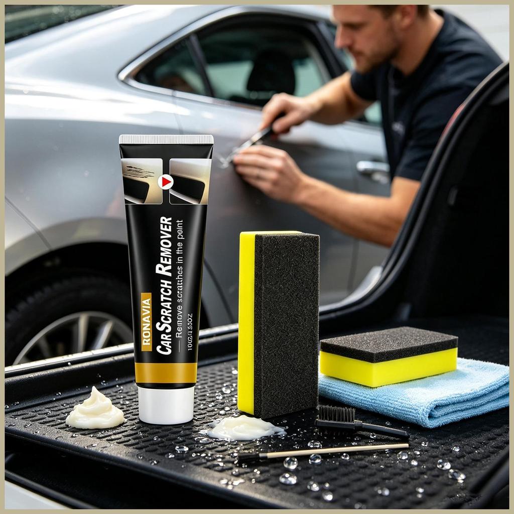 Car Scratch Remover 100g Gentle Coat Polishing Detailing Compound Car Scratch Repair Swirl Remover ส