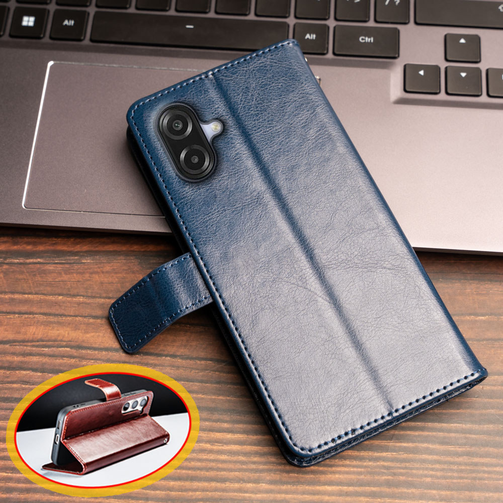 สําหรับ Samsung Galaxy A07 4G SM-A075B SM-A075F SM-A075M Vintage คลาสสิกกระเป๋าสตางค์หนังฝาครอบโน้ตบุ๊คแม่เหล็กปิด Kickstand ช่องใส่การ์ด